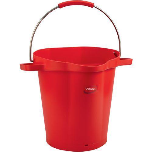 Lot de 5 Seau gradué, bec verseur, 20 L, Rouge thumbnail image 1
