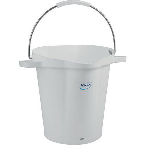 Lot de 5 Seau gradué, bec verseur, 20 L, Blanc thumbnail image 1
