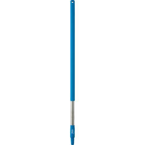 Lot de 5 Manche inox, Ø31 mm, 1025 mm, Bleu thumbnail image 1