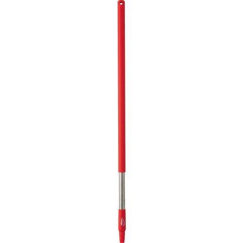 Lot de 5 Manche inox, Ø31 mm, 1025 mm, Rouge thumbnail image 1