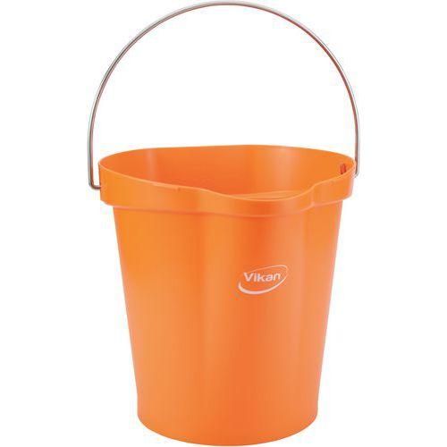 Lot de 6 Seau gradué, bec verseur, 12 L, Orange thumbnail image 1
