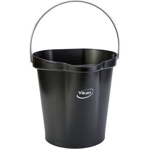 Lot de 6 Seau gradué, bec verseur, 12 L, Noir thumbnail image 1