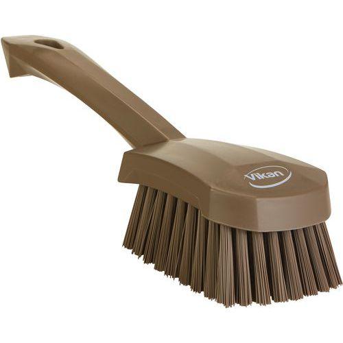 Lot de 10 Brosse à main, manche court, 270 mm, Dur, Marron thumbnail image 1