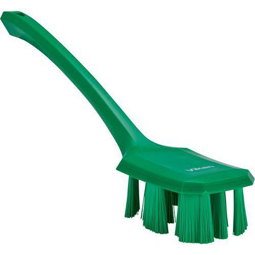 Lot de 10 UST Brosse à main, manche long, 395 mm, Dur, Vert thumbnail image 1