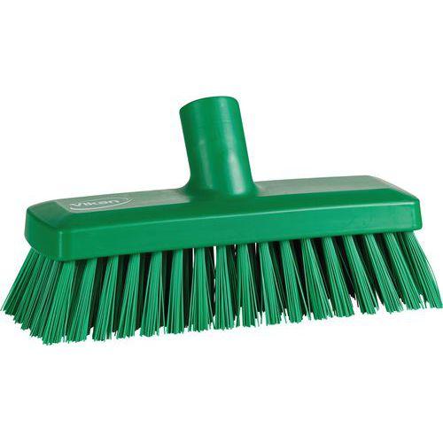 Lot de 10 Brosse Sol/Mur compacte, 225 mm, Dur, Vert thumbnail image 1