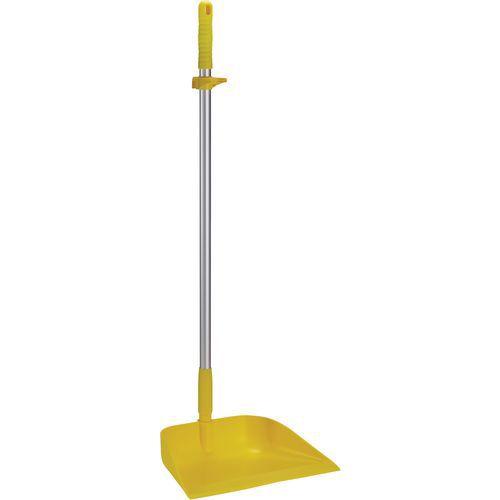 Lot de 10 Pelle à poussière à manche vertical, 330 mm, Jaune thumbnail image 1
