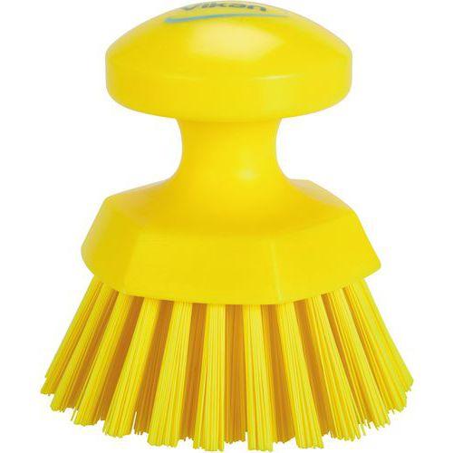 Lot de 15 Brosse ronde soleil, Ø110 mm, Dur, Jaune thumbnail image 1