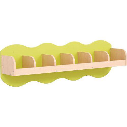Lisse d'accueil 6 casiers  vert thumbnail image 1