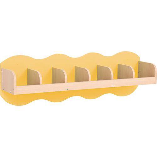 Lisse d'accueil 6 casiers  jaune thumbnail image 1