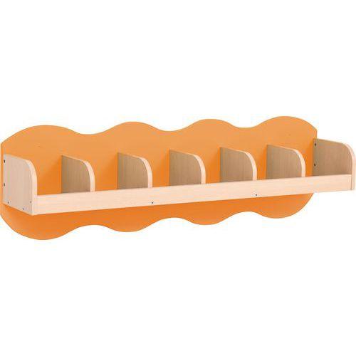 Lisse d'accueil 6 casiers  orange thumbnail image 1