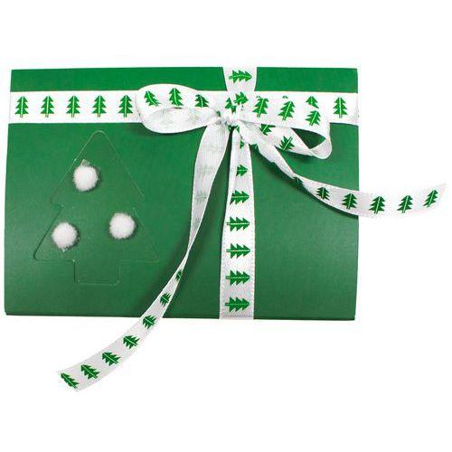 Illustration de : Lot de 8 rubans Noel 10mm x 10 m - Loolipo