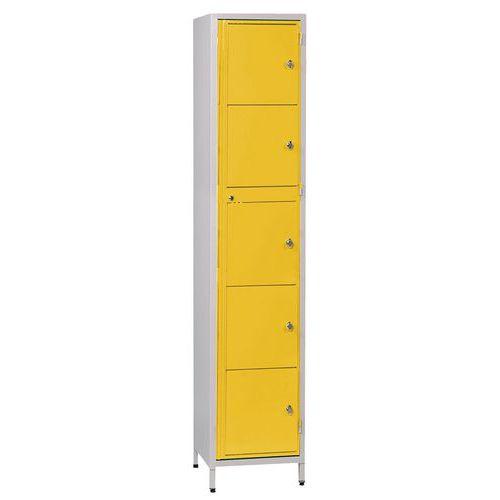 Illustration de : Armoire visitable Gamma avec pieds 1 colonne - Manutan Expert