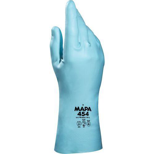 Illustration de : Gants étanches hypoallergéniques Ultranitril 454