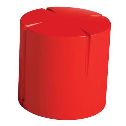 Pouf rond Connexio - rouge thumbnail image 1