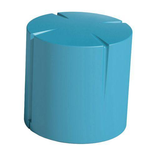 Pouf rond Connexio - bleu pastel thumbnail image 1