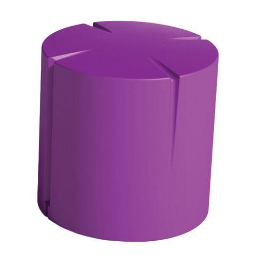 Pouf rond Connexio - violet thumbnail image 1
