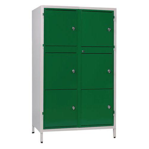 Armoire visitable Gamma avec pieds 2 colonnes - Manutan Expert fullname image