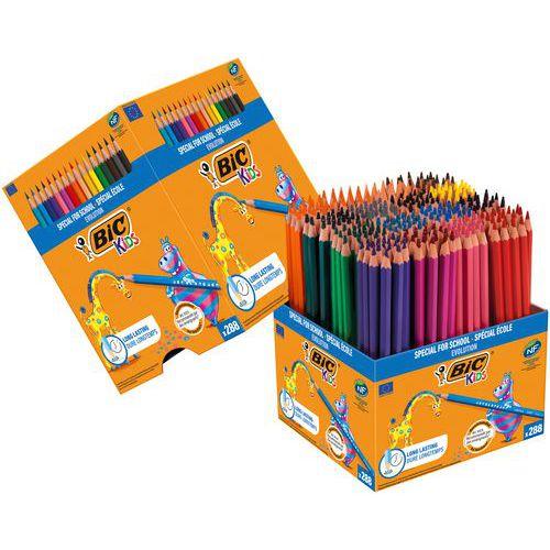 Maxi classpack 288 crayons couleurs BIC KIDS Evolution Ecolutions  (dont 78 offerts) thumbnail image 1