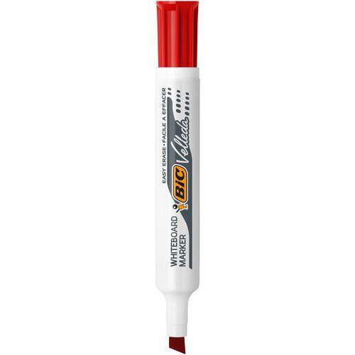 Marqueur Velleda pointe biseautée encre à base d'Ester Bic - rouge thumbnail image 1