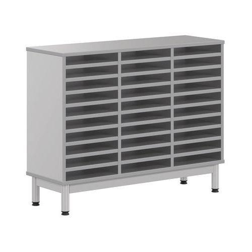 Meuble bas Bip Bop 30 cases - gris dauphin thumbnail image 1