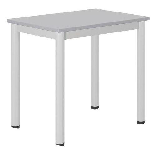 Table Carélie mobile 70 x 50 cm méla gris chants polypro. - Mobidecor thumbnail image 1