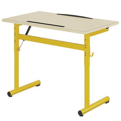 Illustration de : Table à dessin Ergon 100 x 60 cm stratifié Mobidecor