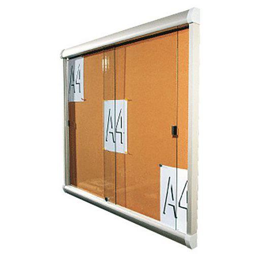 Vitrine d'intérieur liège Mobidecor thumbnail image 1