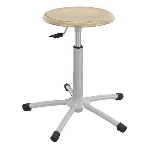 Illustration de : Tabouret Araxe réglable vérin à gaz - Mobidecor