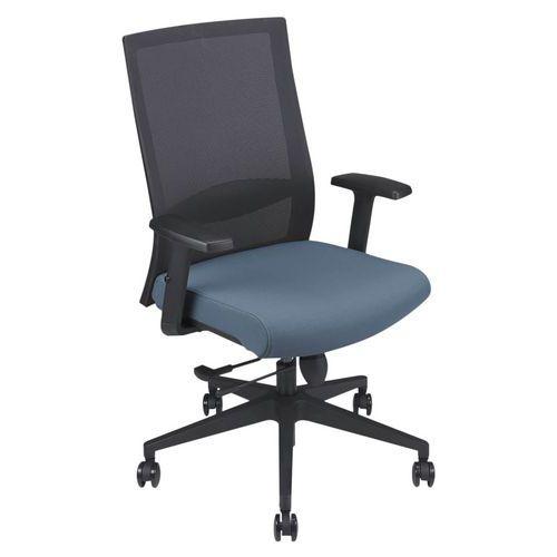 Chaise bureautique Tool synchrone avec accotoirs 48 à 61 cm - assise bleue thumbnail image 1