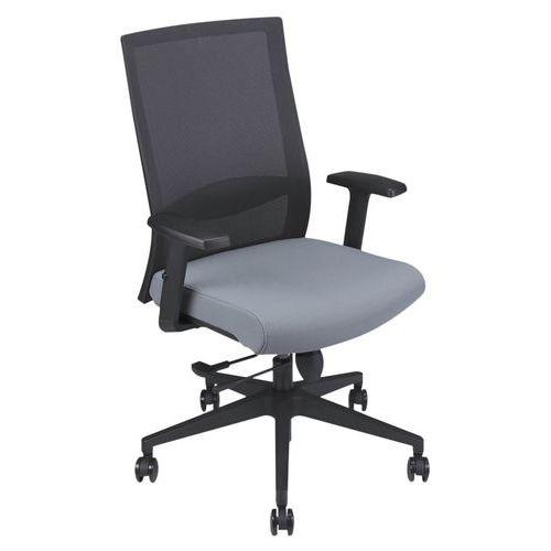 Chaise bureautique Tool synchrone avec accotoirs 48 à 61 cm - assise grise thumbnail image 1