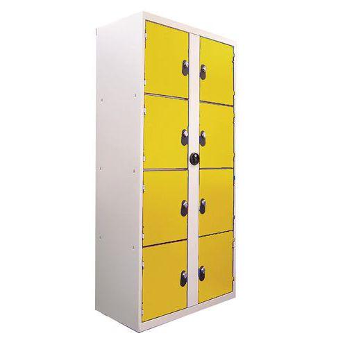 Armoire visitable 8 cases - jaune thumbnail image 1