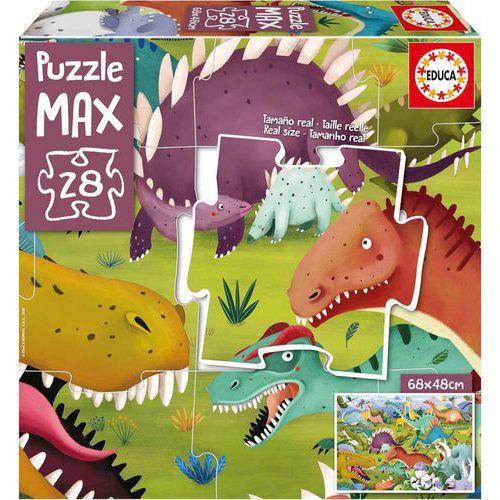 Illustration de : Puzzle max - Dinosaures - 28 pièces - Educa