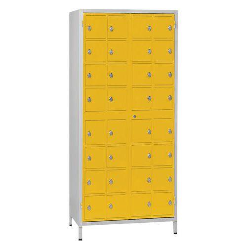 Armoire de stockage 32 téléphones/tablettes Gris/Jaune - Manutan Expert thumbnail image 1