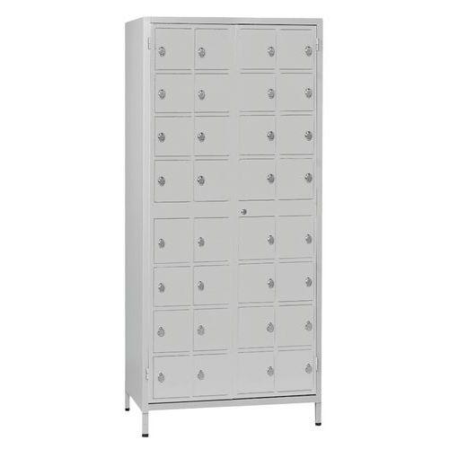 Armoire de stockage 32 téléphones/tablettes Gris/Gris - Manutan Expert thumbnail image 1