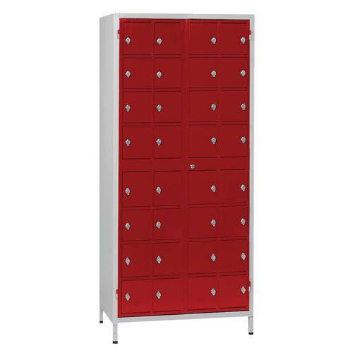 Armoire de stockage 32 téléphones/tablettes Gris/Rouge - Manutan Expert thumbnail image 1