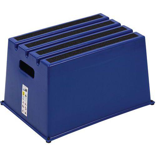 Illustration de : Marchepied antidérapant - 1 à 3 marches - Manutan Expert