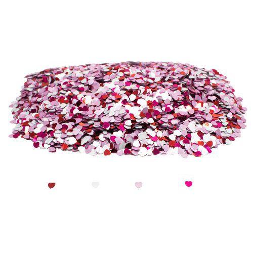 Sachet 3000 sequins plats 6mm motif coeur thumbnail image 1