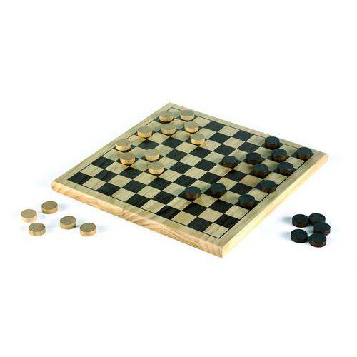 Illustration de : Jeu de dames en bois