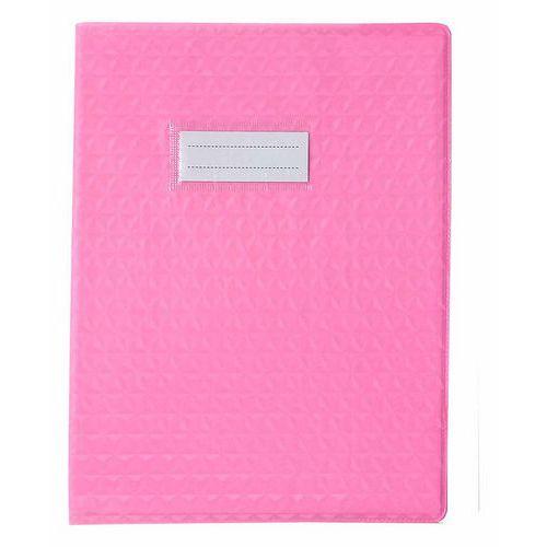 Protège-cahier plastique 17x22 cm épaisseur 12/100e - Rose thumbnail image 1