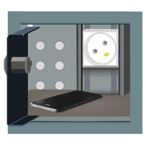 Illustration de : Prises électriques - casier - Manutan Expert