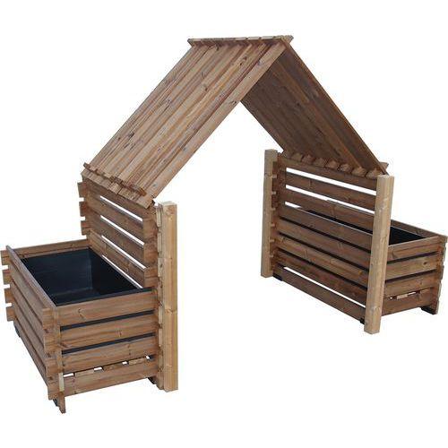 Cabane végétalisée réhaussée thumbnail image 1