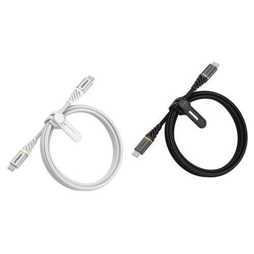 Illustration de : Câble Premium tressé et renforcé USB-C à USB-C Otter Box