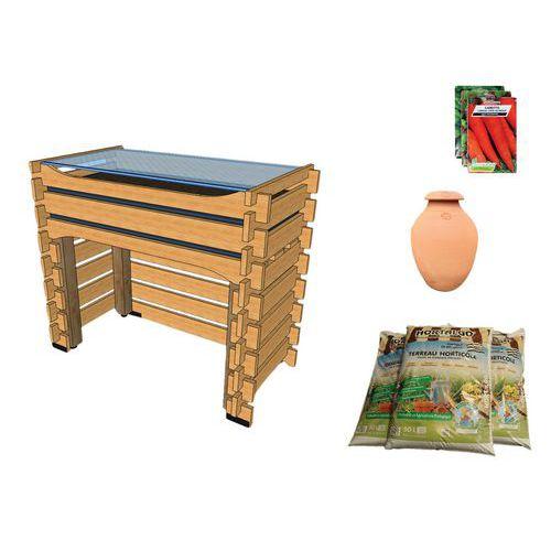 Pack complet : potager 0,5m² + terreau et graines thumbnail image 1