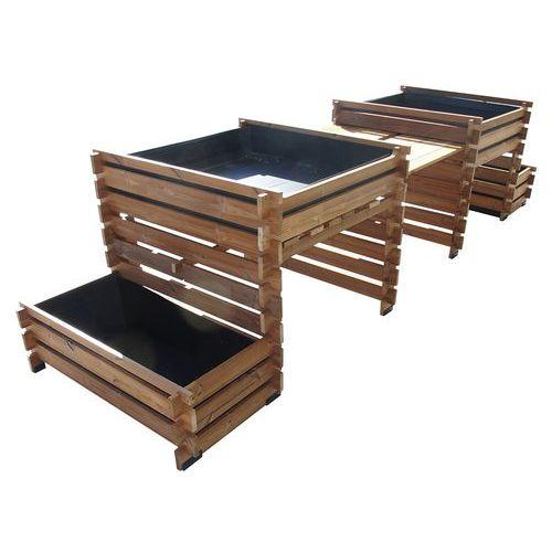 Illustration de : Pack complet : potager PMR Carre Serre