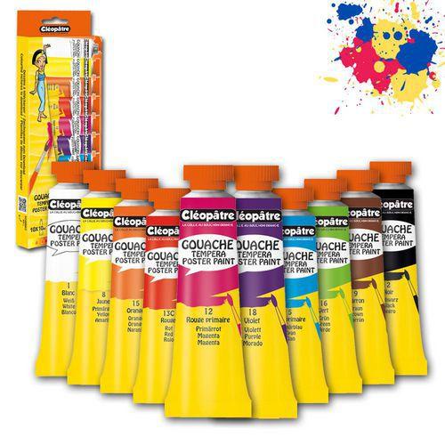 Lot 10 tubes gouache 10ml thumbnail image 1