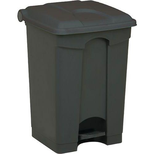 Poubelle plastique agroalimentaire 70 L gris thumbnail image 1