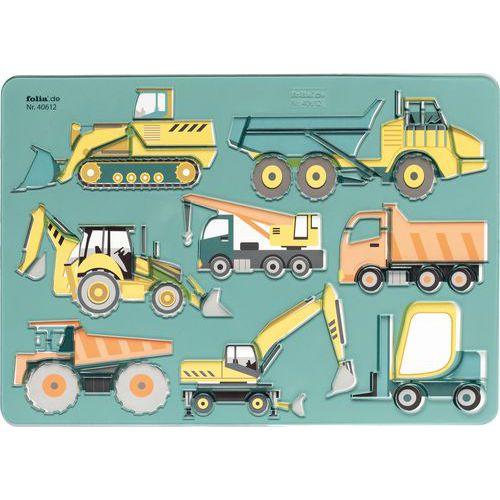 Illustration de : Pochoirs plastique à thème - Folia - Lot de 6 avec 6 modèles de dessin