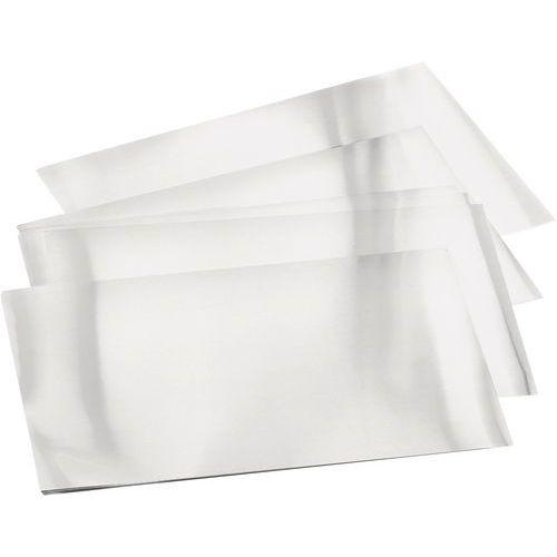 Illustration de : Feuille métal à repousser argent - Folia