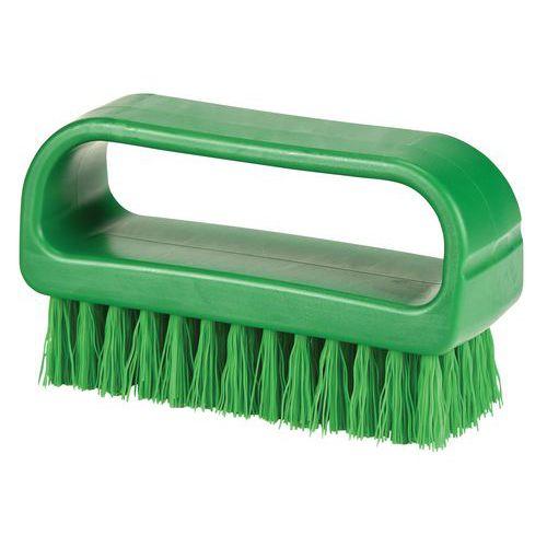 Lot de 10 Brosse à ongles, 95 mm, medium, vert thumbnail image 1