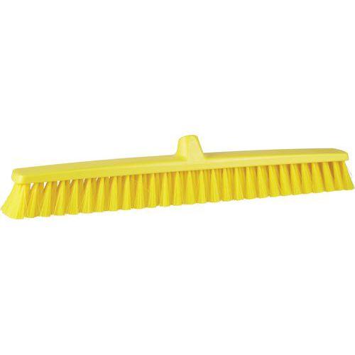 Lot de 10 Balai, 600 mm, souple, jaune thumbnail image 1